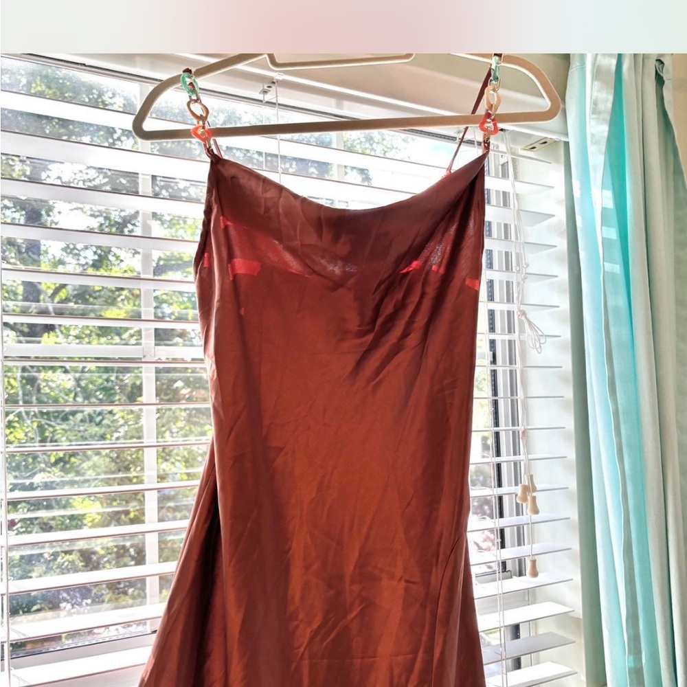 Jason Wu Chocolate Satin Chemise